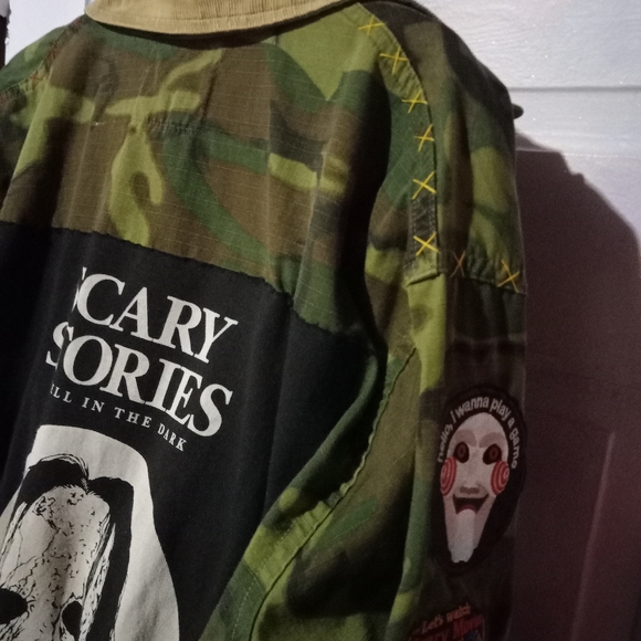 Ultimate Horror lovers custom OOAK Rage camo jacket! SOLD@hosted store - Picture 16 of 16